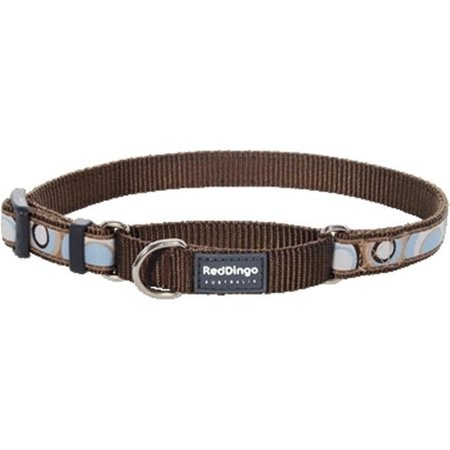 RED DINGO Red Dingo MC-CI-BR-ME Martingale Dog Collar Design Circadelic Brown; Medium MC-CI-BR-ME